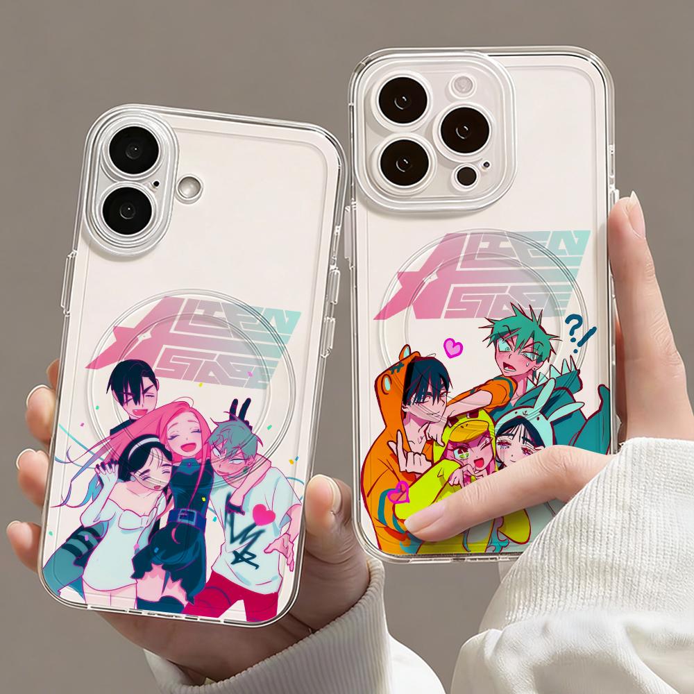 Phone Case Anime - アニメA-Alien Stageスマホケース マグネット式クリアケース iPhone 17 16