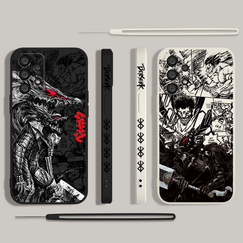ホットアニメ「ベルセルク」ゾッド・ガッツ柄のSamsung  - Phone Case Anime のレビューと価格
